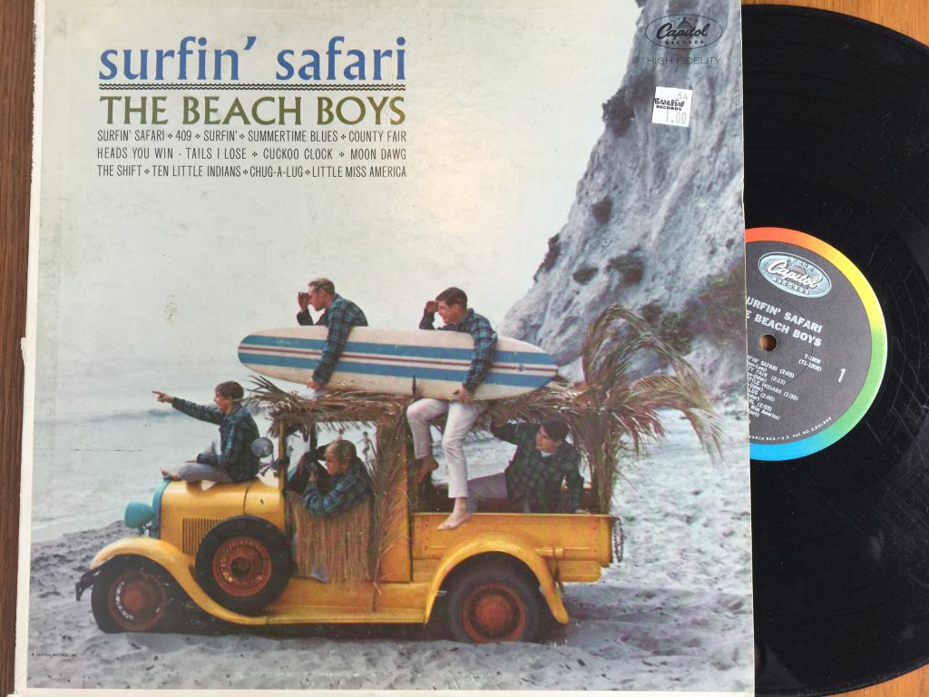 Beach Boys Surfin' Safari album.