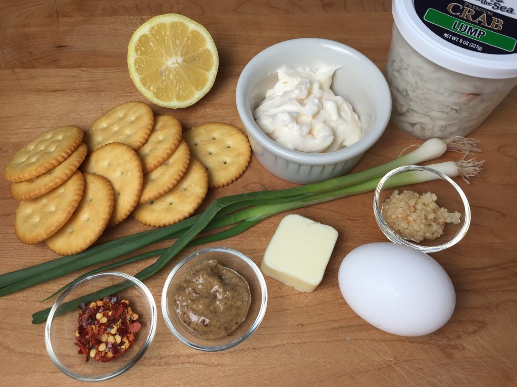 Crab cake ingredients