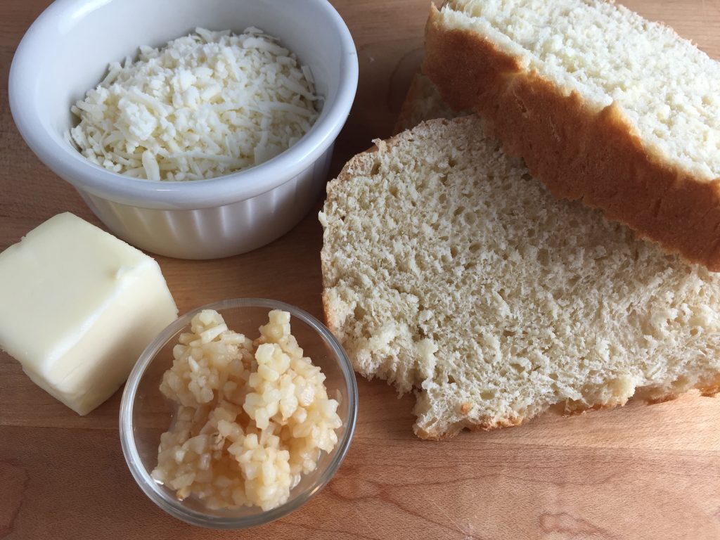 Asiago Garlic Bread ingredients