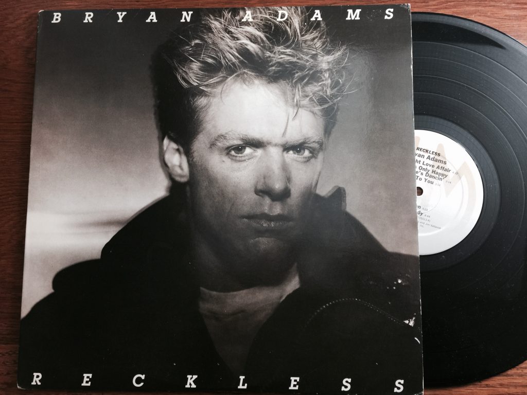 Bryan Adams Reckless vinyl album