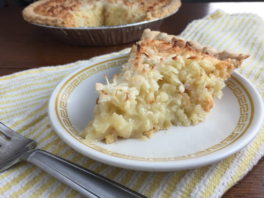 Coconut Macaroon Pie Cooking with Vinyl