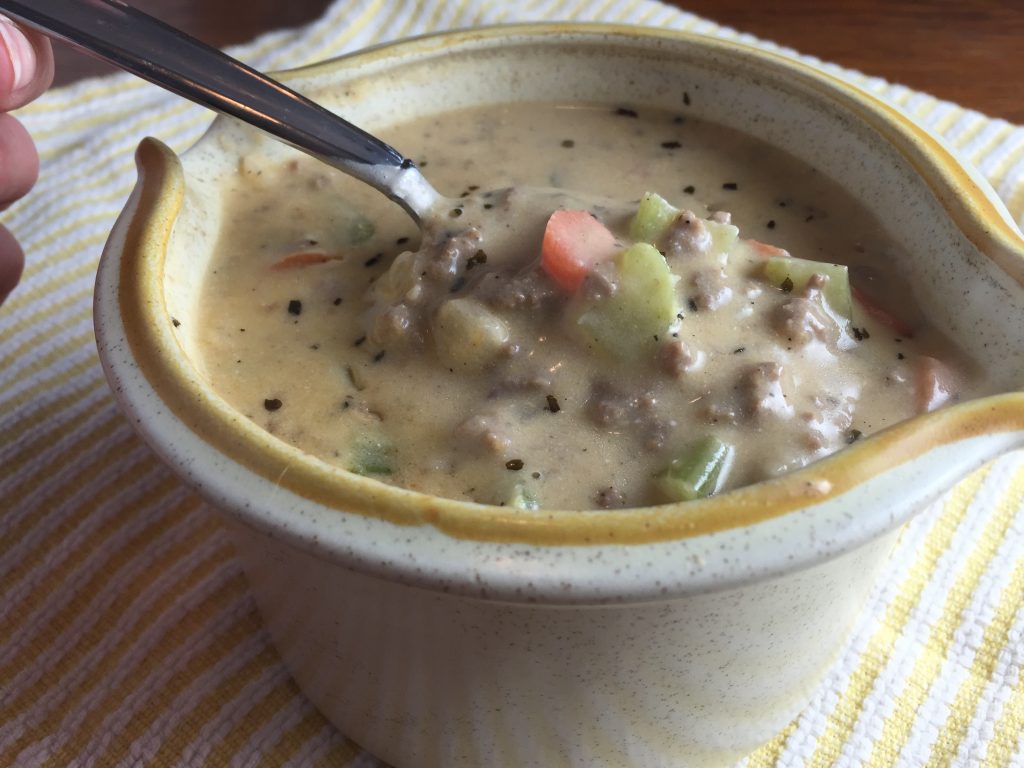 Cheeseburger Soup