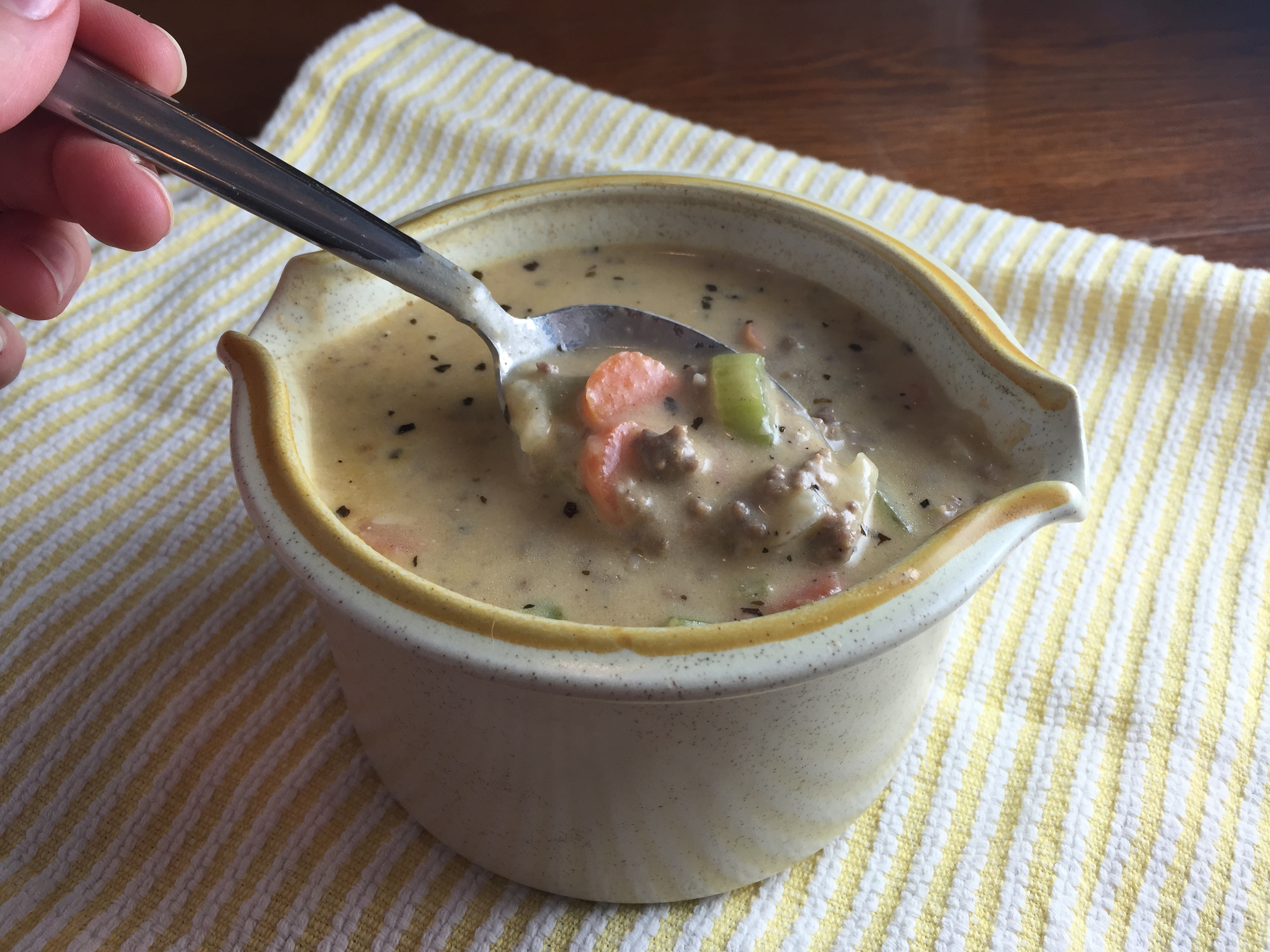 Cheeseburger Soup