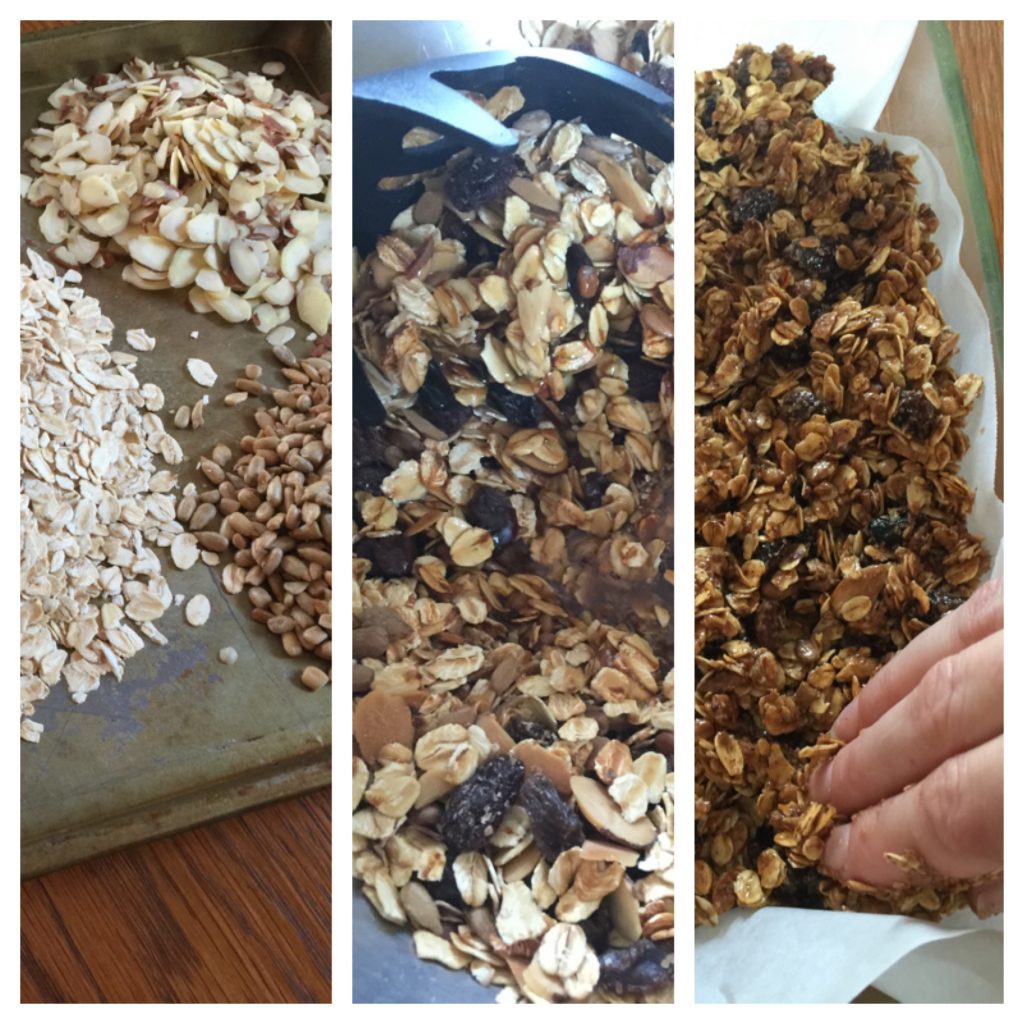 Homemade Granola Bar Steps