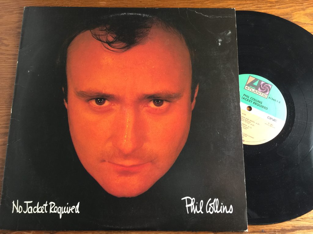 Phil Collins No Jacket Required LP vinyl album