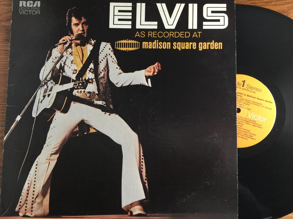 Elvis at Madison Square Garden vinyl record album