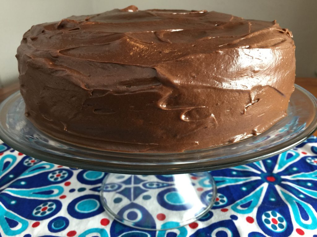 Moist chocolate cake