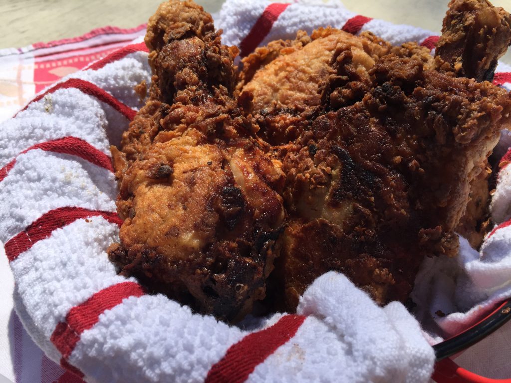 fried chicken and waffles