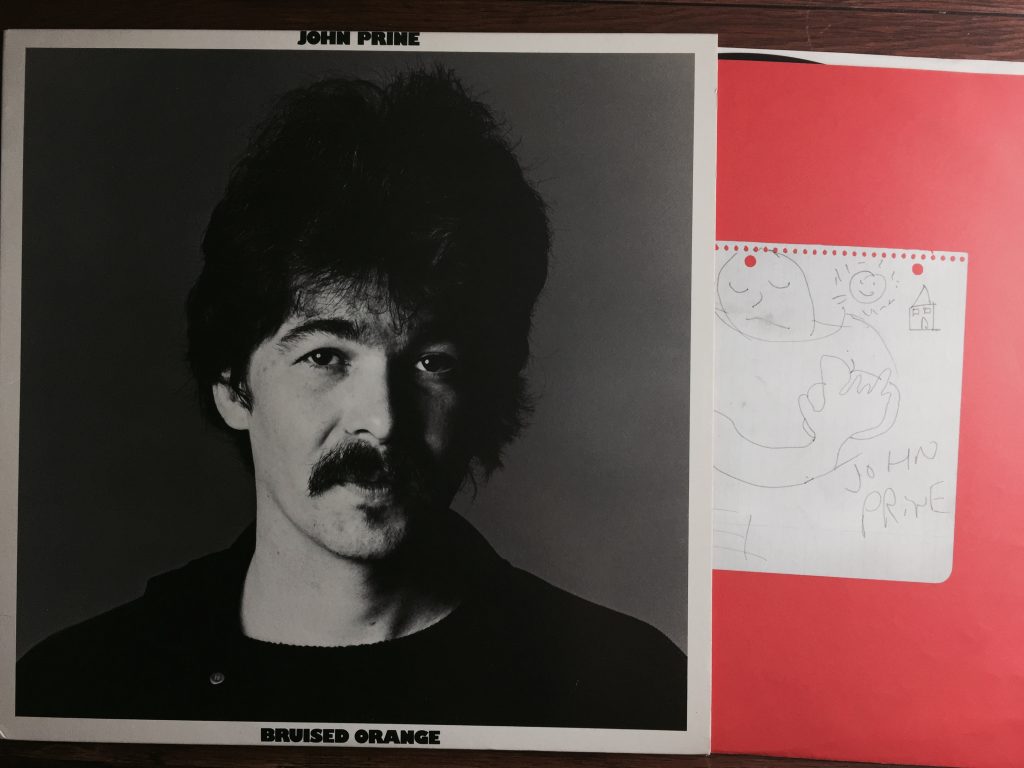 John Prine Bruised Orange vinyl LP album
